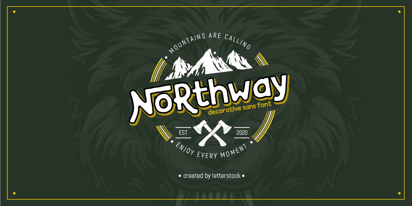 Example font Northway #8